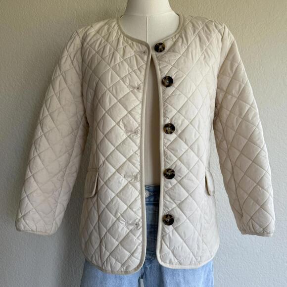 JCrew Quilted Puffer Overcoat Size 4 - Picture 8 of 8